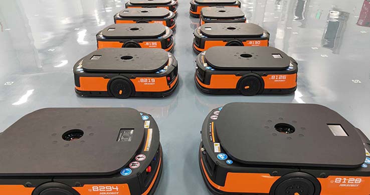Application des réducteurs planétaires iHF aux robots AGV